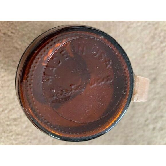 VINTAGE NEW RIVER GORGE BRIDGE WHITE WATER RAFT TRIP AMBER WOOD HANDLE MUG - Picture 5 of 5